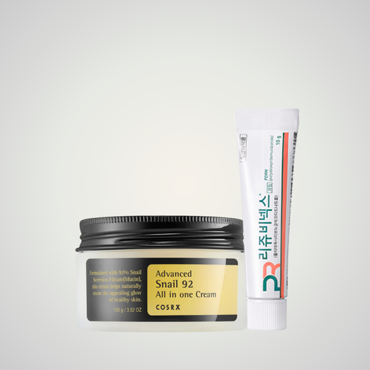 PDRN cream and snail mucin moisturizer for barrier repair