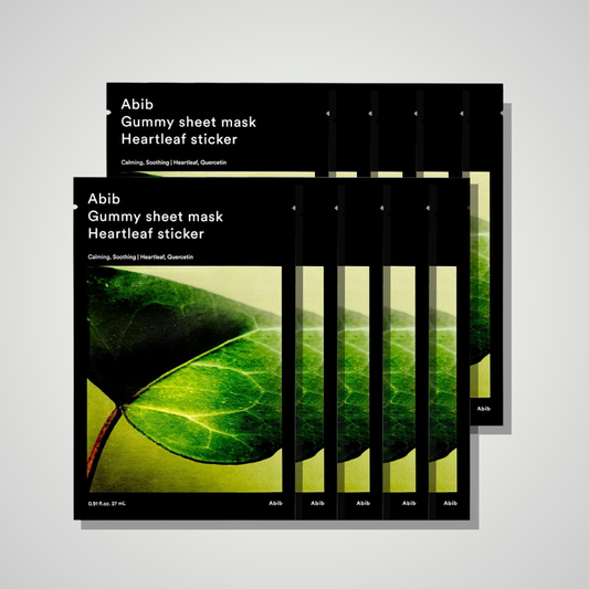 Abib Gummy Sheet Mask Heartleaf Sticker 10-pack