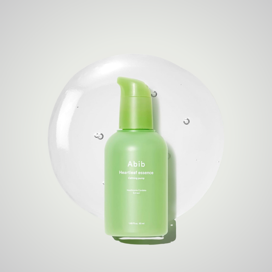 abib heartleaf essence calming pump for soothing sensitive skin