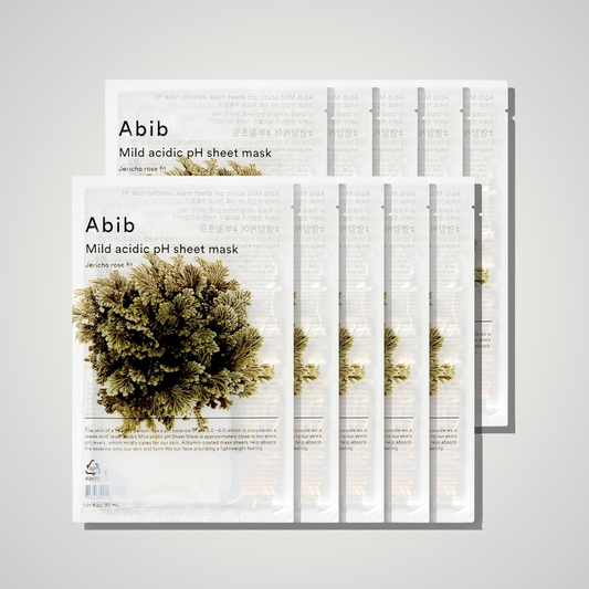 Abib Mild Acidic pH Sheet Mask Jericho Rose Fit 10-pack