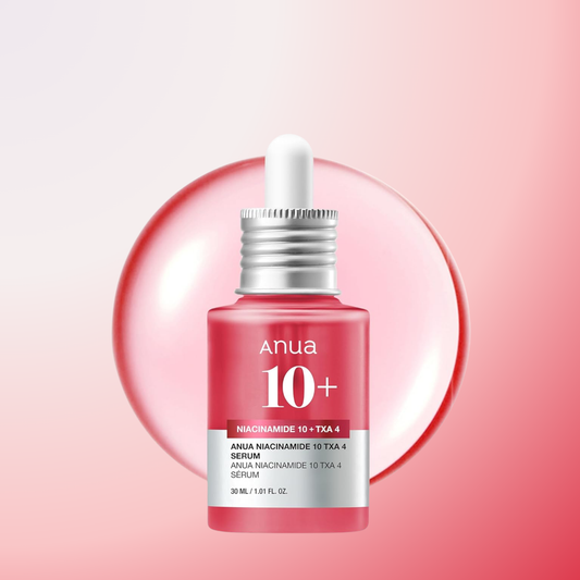 Anua Niacinamide 10% + TXA 4% Serum – concentrated formula with niacinamide and TXA for radiant, balanced skin.