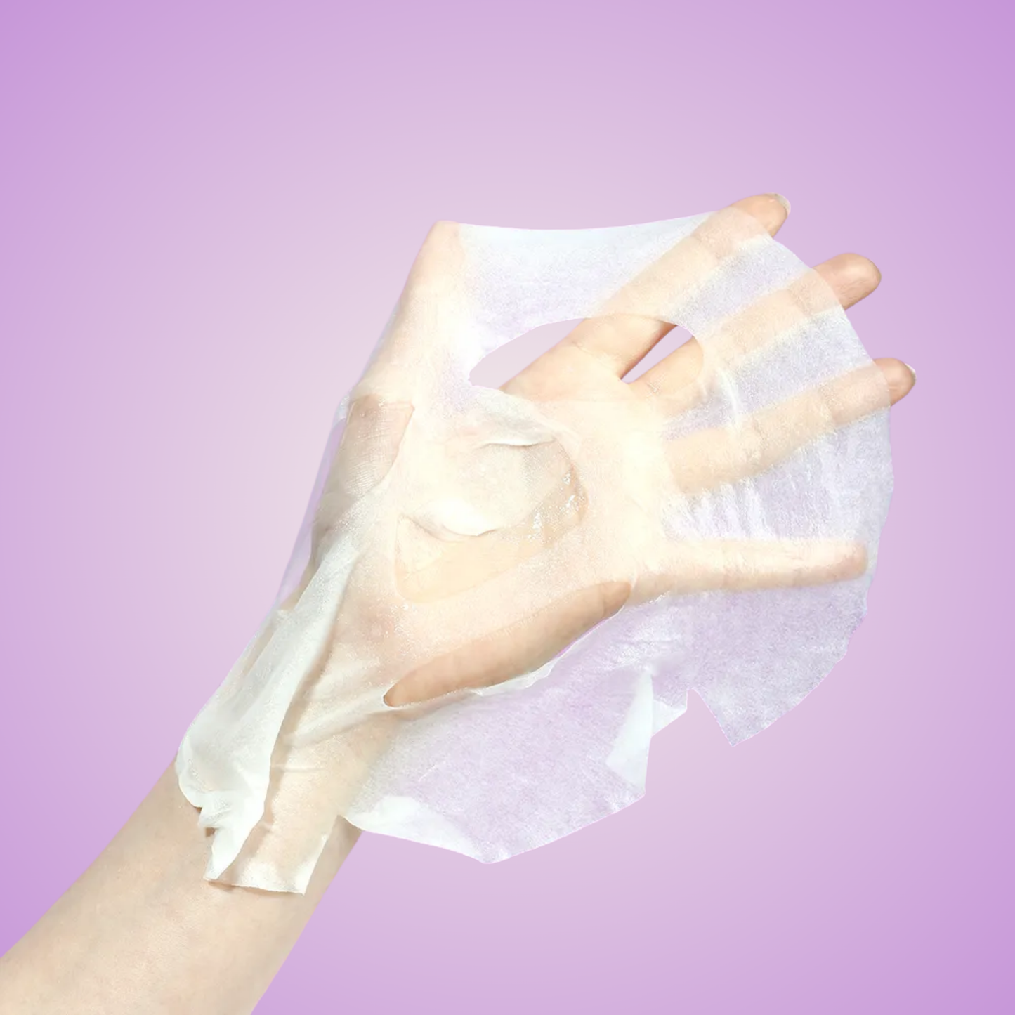 Soft sheet texture of APLB Collagen EGF Peptide Mask – lightweight hydration for all skin types
