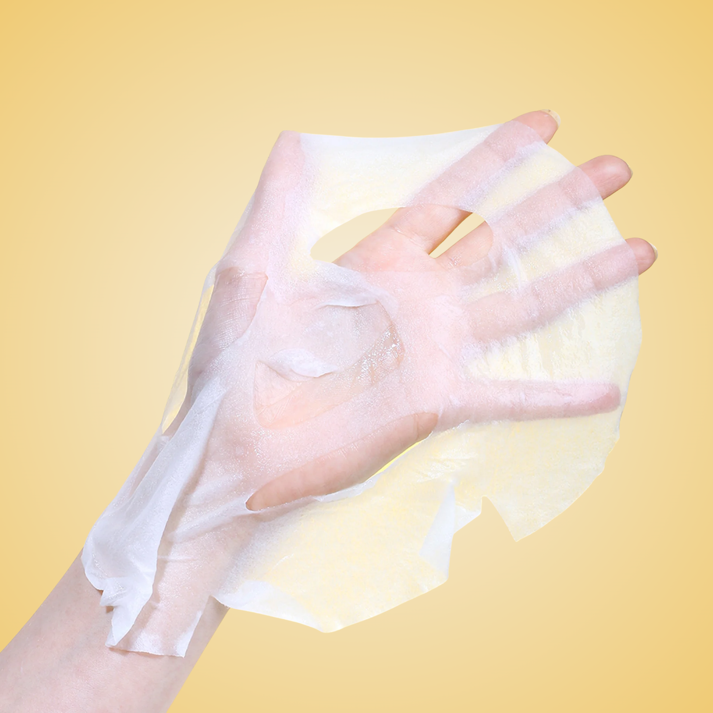 Soft sheet texture of APLB Retinol Vitamin E Mask – lightweight fit for deep nourishment
