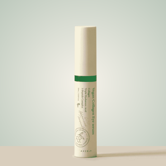 AXIS-Y Vegan Collagen Eye Serum – hydrating and firming eye care treatment.