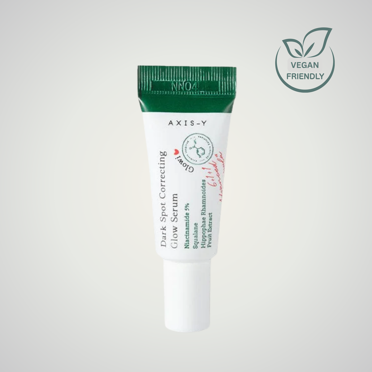 AXIS-Y Dark Spot Correcting Glow Serum – niacinamide brightening serum for uneven skin tone.