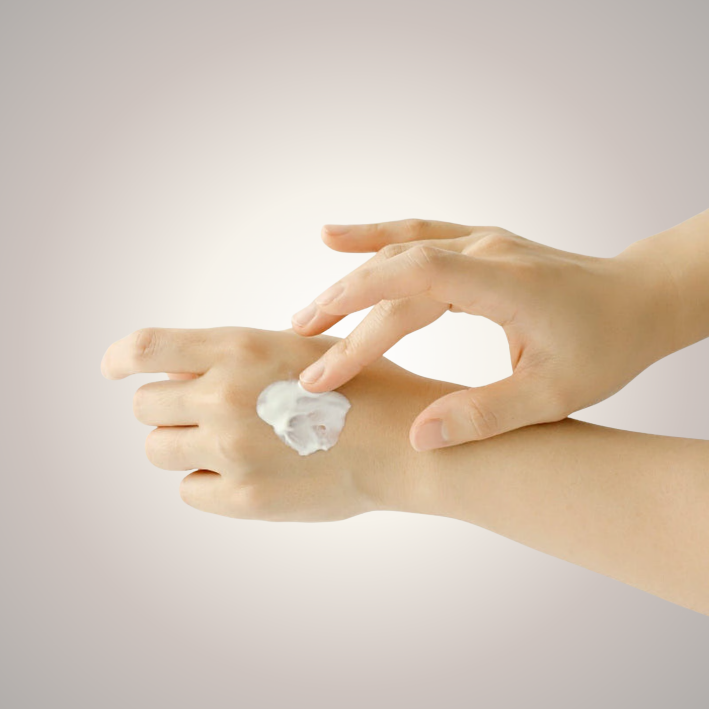Beauty of Joseon Relief Sun 50ml applied on hand – smooth sunscreen texture for non-greasy UV protection.