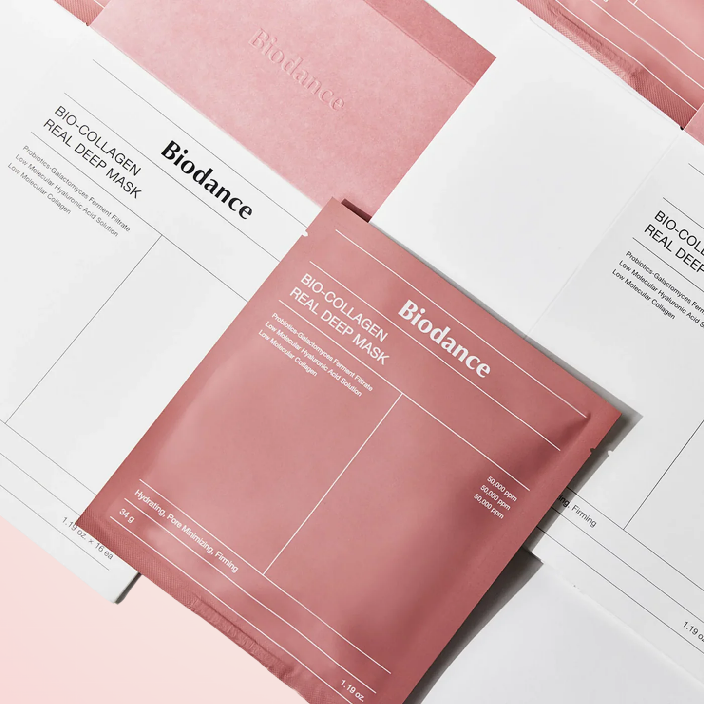 Biodance Bio Collagen Real Deep Mask sheet packs – nourishing mask to improve skin hydration and smoothness.