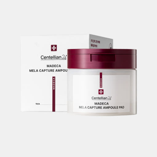 Centellian24 Madeca Mela Capture Ampoule Pad packaging and jar