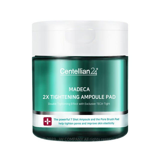 Close-up of Centellian24 Madeca double tightening ampoule pad texture