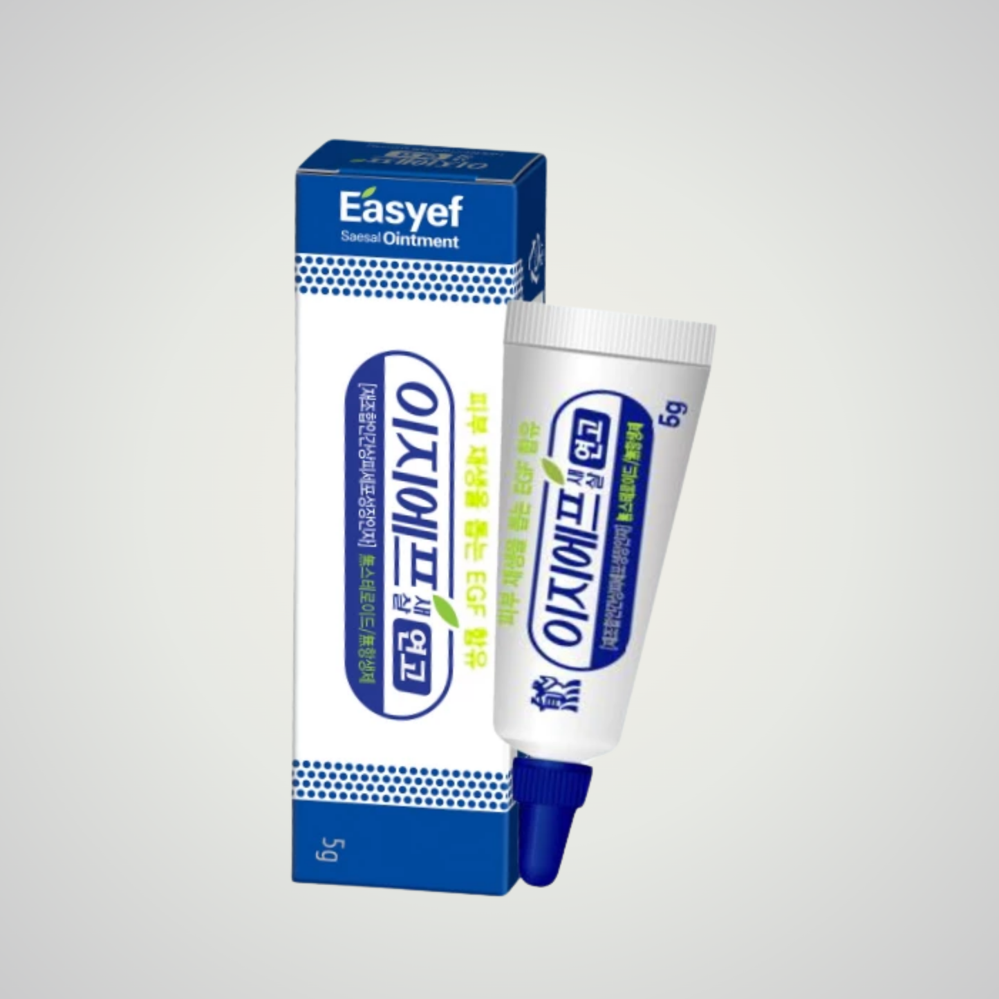DAEWOONG Easyef Saesal Ointment 5g – EGF skin recovery cream for wound and scar healing