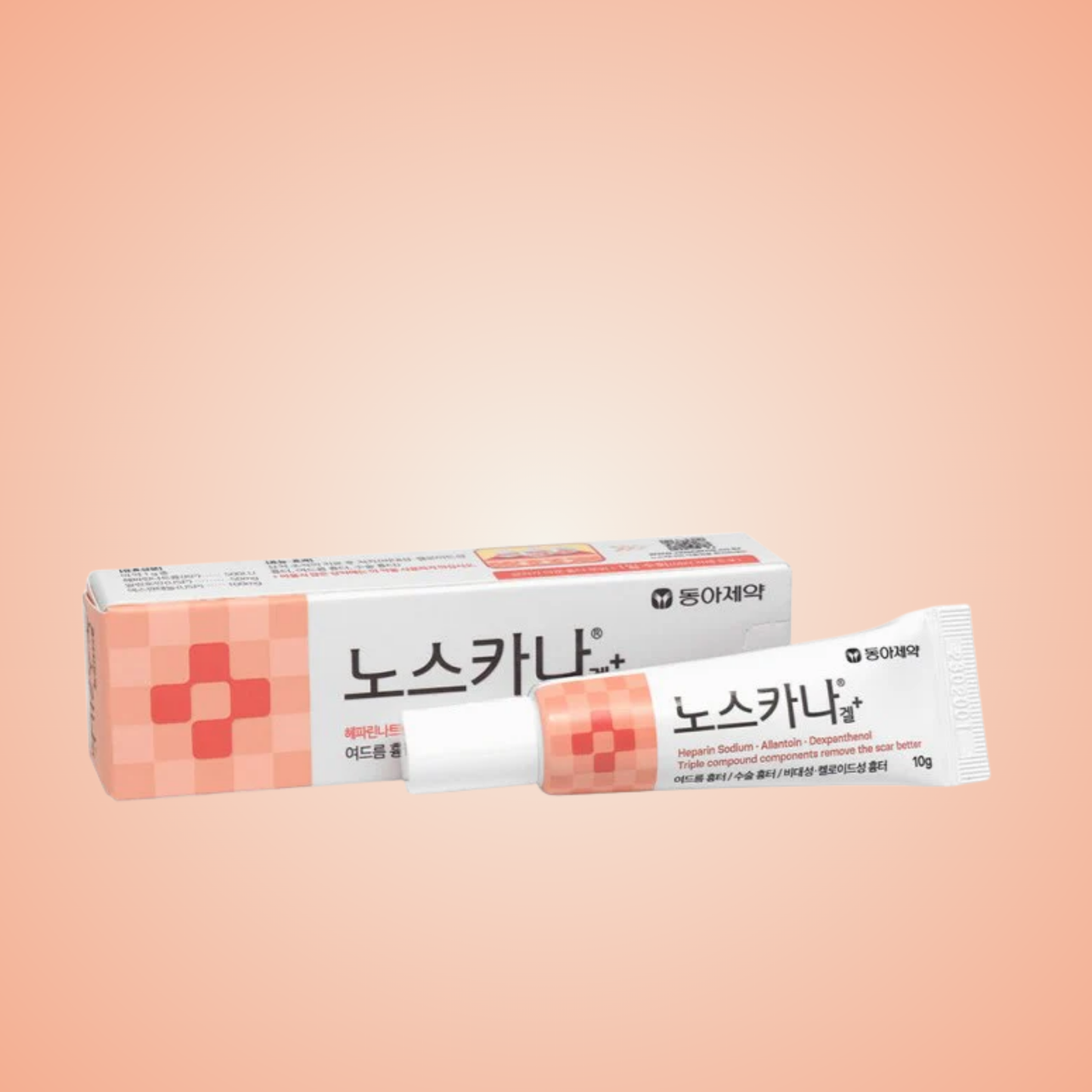 Dong-A Pharm Noscarna Gel with box – clinically formulated Korean gel for scar fading and skin repair