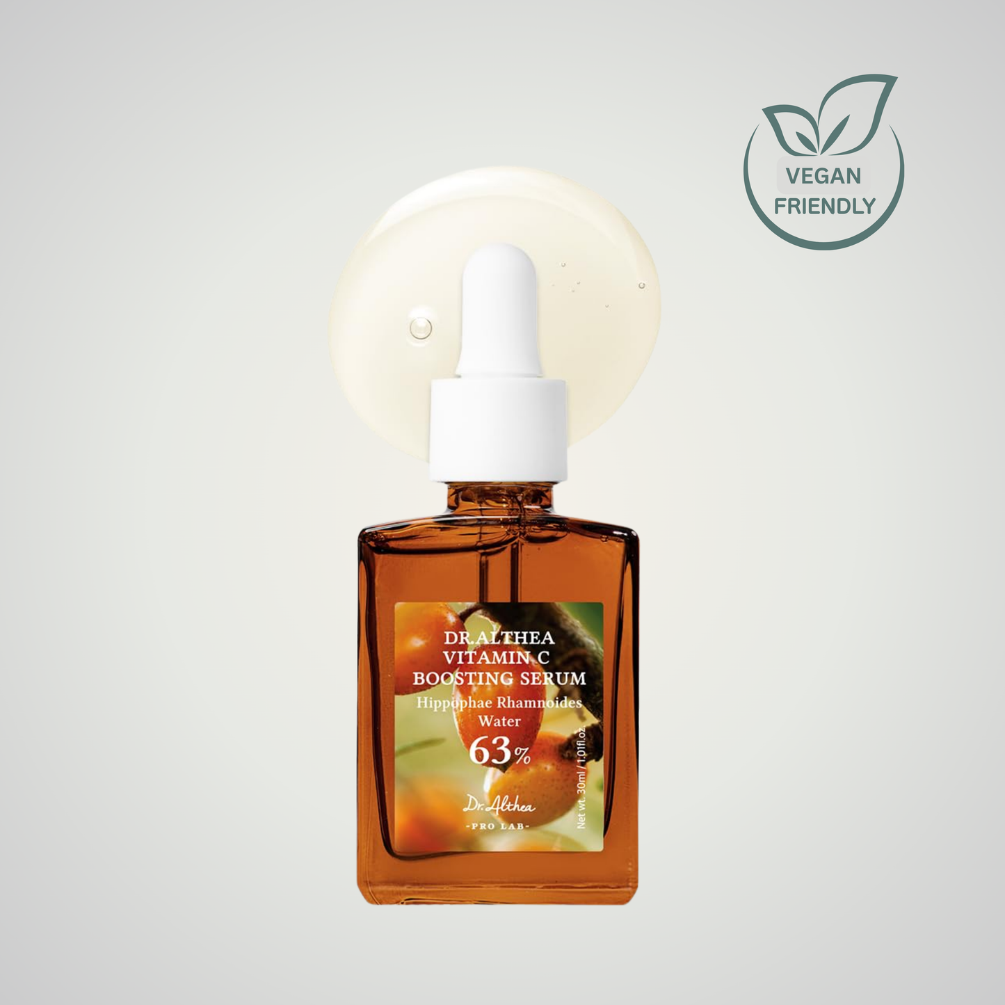 Dr. Althea Vitamin C Boosting Serum 30ml – vegan brightening serum with 63% Hippophae Rhamnoides water