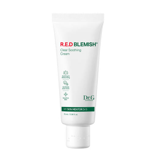 dr g soothing cream lightweight gel texture for calming and hydration