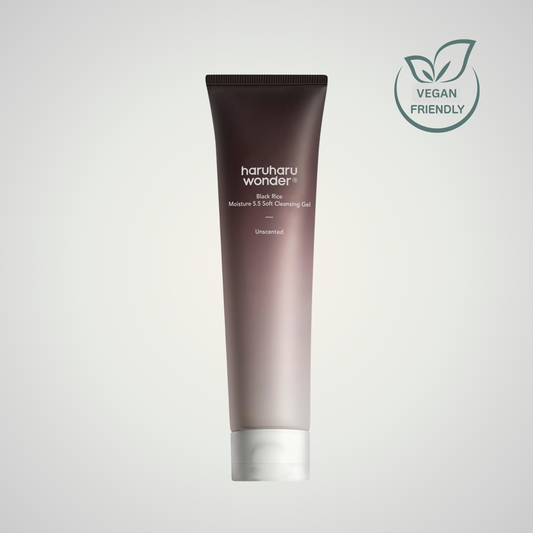 haruharu wonder Black Rice Moisture 5.5 Soft Cleansing Gel 100ml – gentle pH-balanced face cleanser for hydrated, calm skin