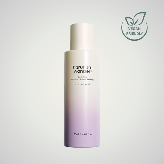 haruharu wonder Black Rice Probiotics Barrier Essence 120 ml – hydrating essence that strengthens skin barrier with fermented black rice and probiotics