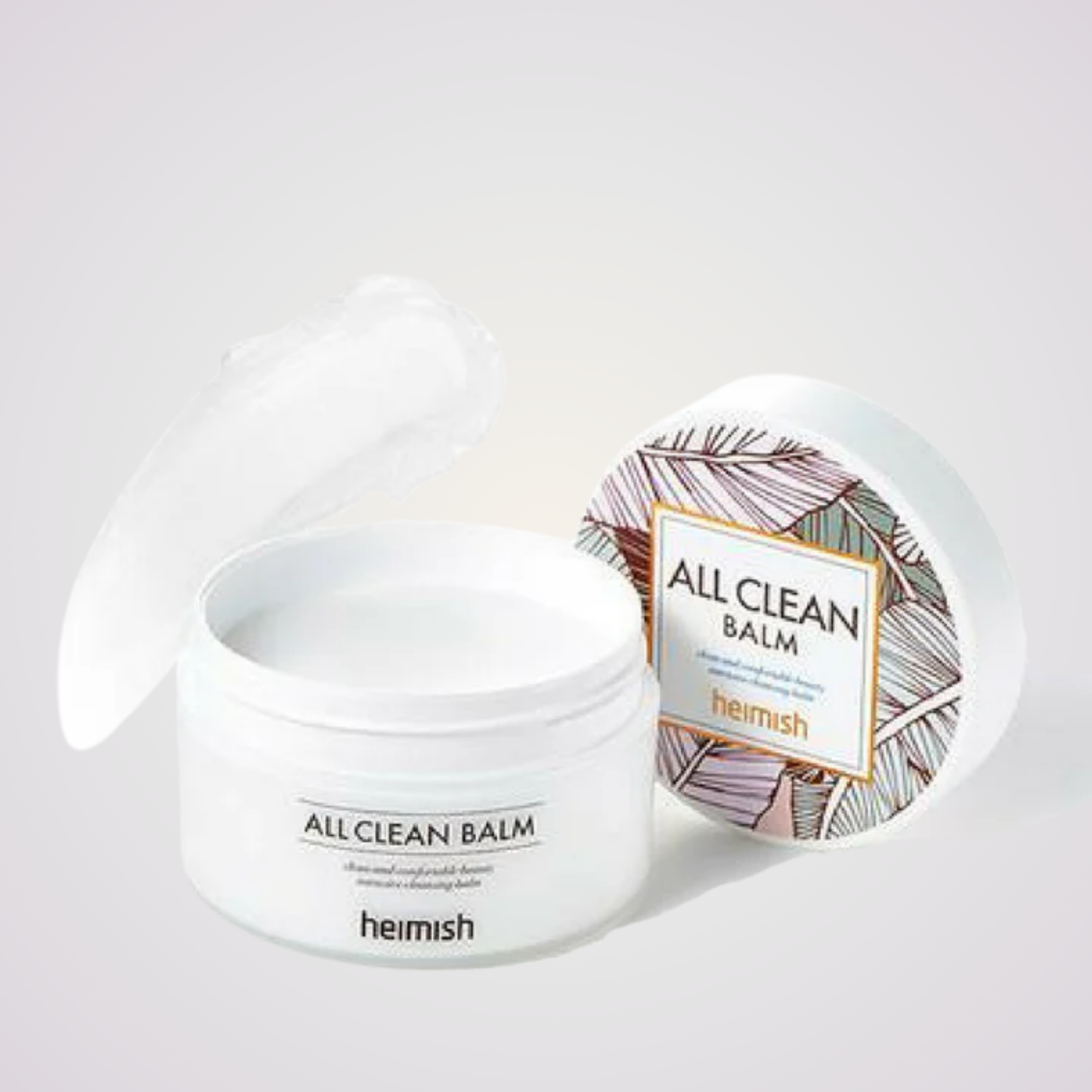 Heimish All Clean Balm lid off – clean, nourishing balm for balanced and refreshed skin
