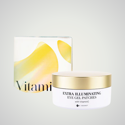 KSECRET Extra Illuminating Eye Gel Patches 102g – vitamin C brightening hydrogel for radiant, revived under-eyes