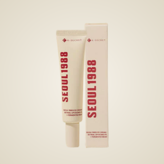 KSECRET SEOUL 1988 Eye Cream with box – vegan retinal and ferment-enriched anti-aging treatment