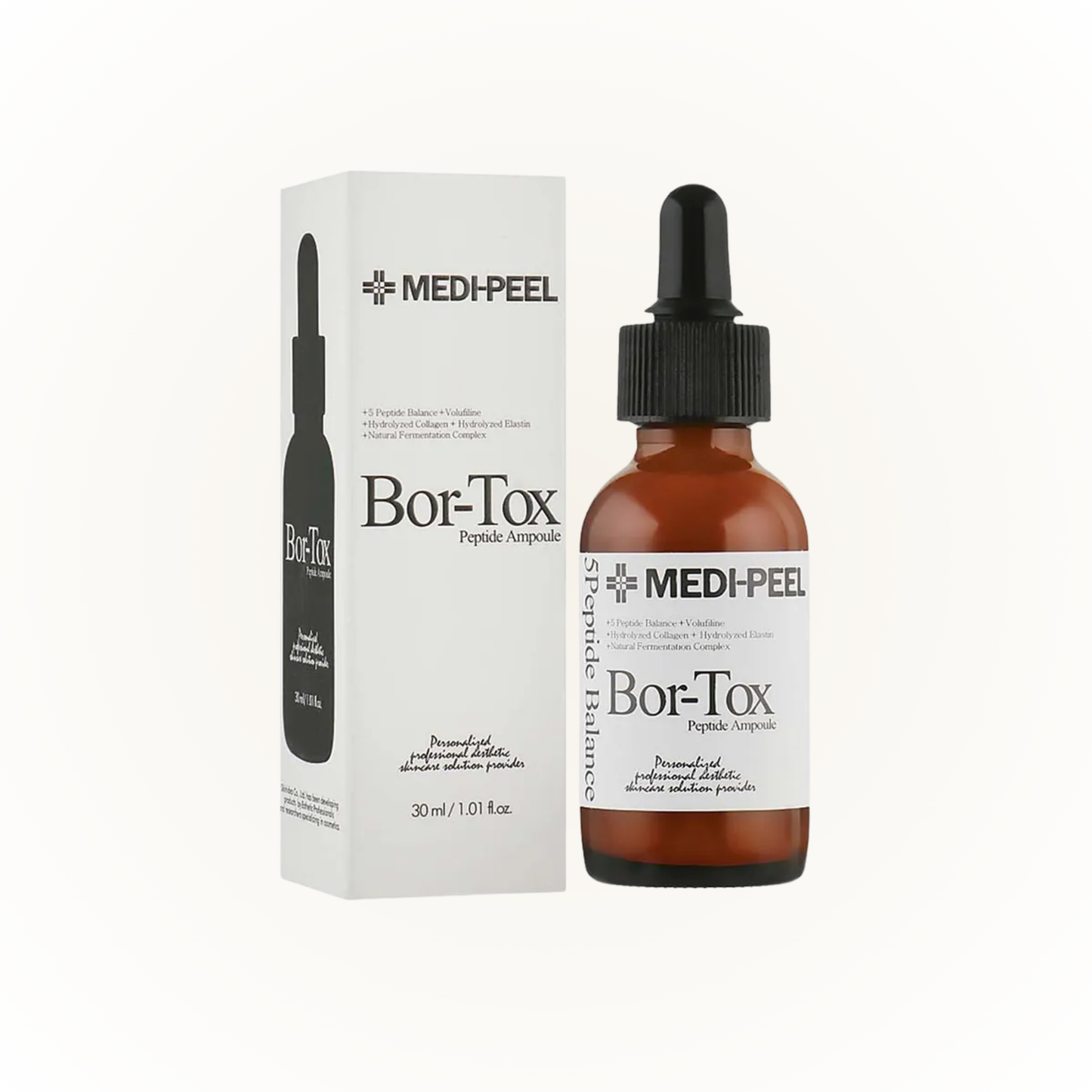 MEDI-PEEL Bor-Tox Peptide Ampoule 30ml with box – lifting and firming peptide ampoule for skin renewal.