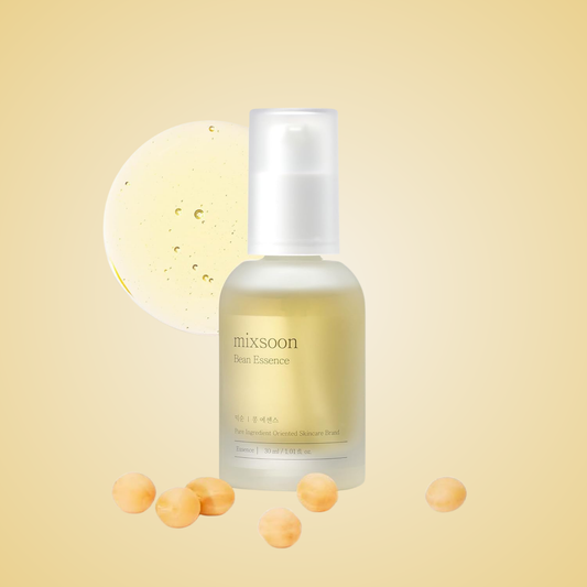 mixsoon Bean Essence 30ml – lightweight essence to hydrate, smooth, and support healthy skin texture.