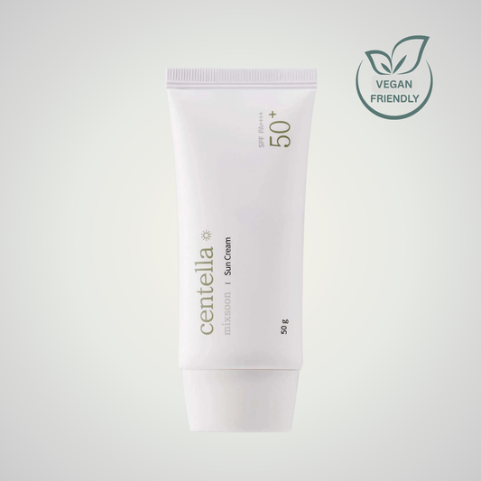 mixsoon Centella Sun Cream SPF 50+ PA++++ 50g – vegan friendly lightweight sunscreen tube