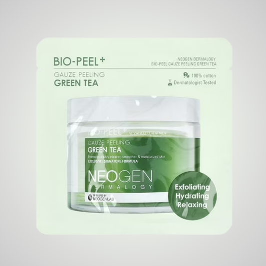 NEOGEN Bio-Peel Gauze Peeling Green Tea 1 Pad – calming exfoliating pad for gentle skin renewal