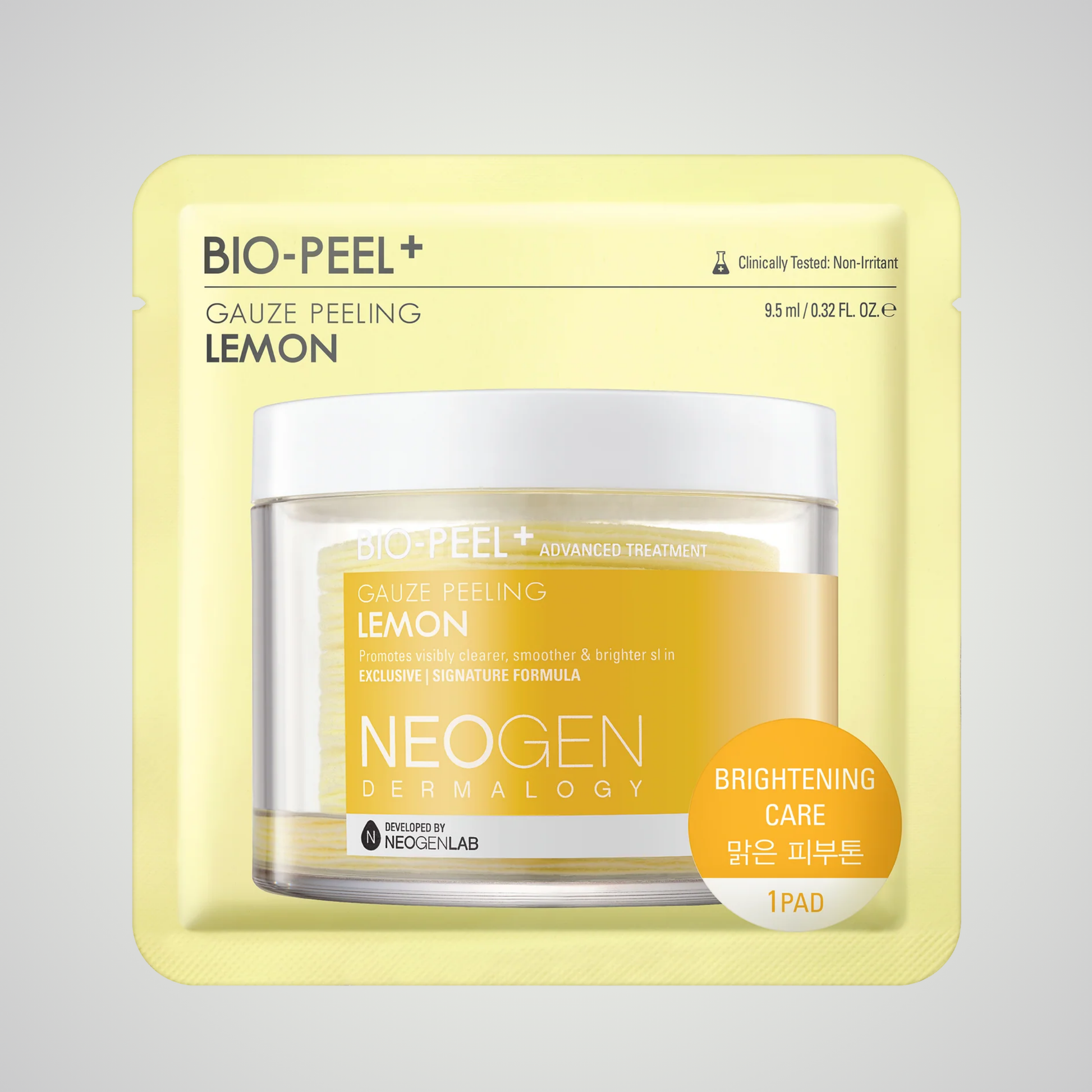 NEOGEN Bio-Peel Gauze Peeling Lemon 1 Pad – brightening exfoliating treatment for glowing complexion