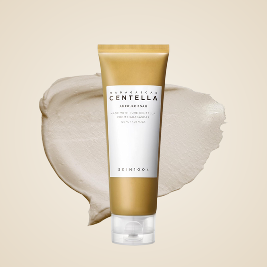 SKIN1004 Madagascar Centella Ampoule Foam – creamy micro-foam that cleanses impurities while calming skin.