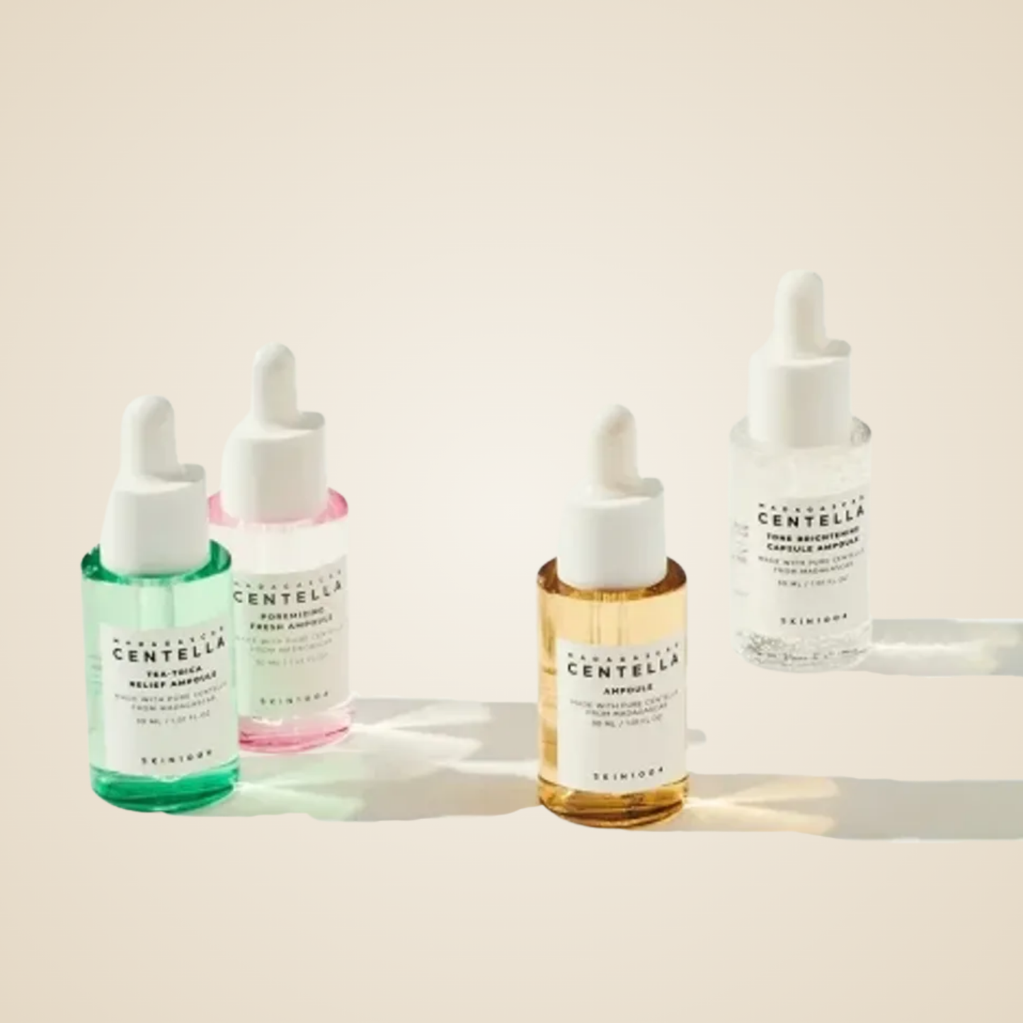 SKIN1004 Centella Ampoule Kit – 30ml x 4 ampoules for complete skin care ritual