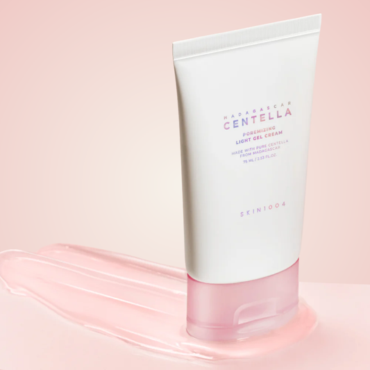 Gel texture of SKIN1004 Centella Poremizing Light Cream – airy hydration for oily and combination skin