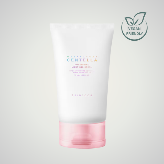 SKIN1004 Madagascar Centella Poremizing Light Gel Cream 75ml – lightweight pore-refining moisturizer with centella and pink salt