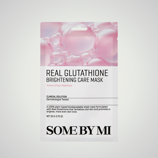 SOME BY MI Real Glutathione Brightening Care Mask – sheet mask for dull skin and uneven tone.