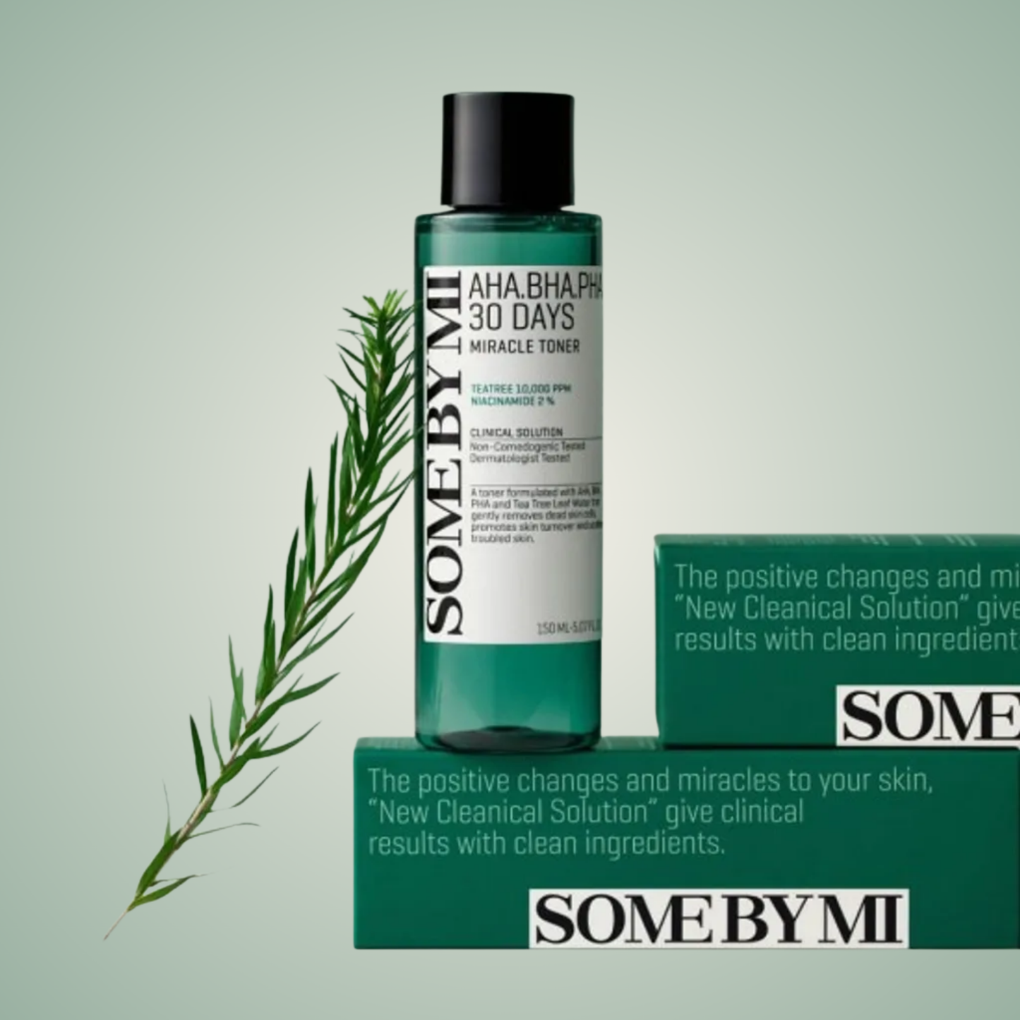 SOME BY MI AHA BHA PHA Toner with natural extracts – gentle exfoliation with tea tree and centella