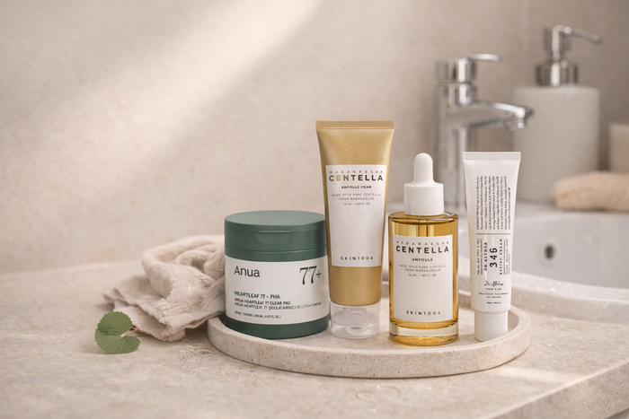 A Gentle Korean Skincare Routine for Redness-Prone Skin
