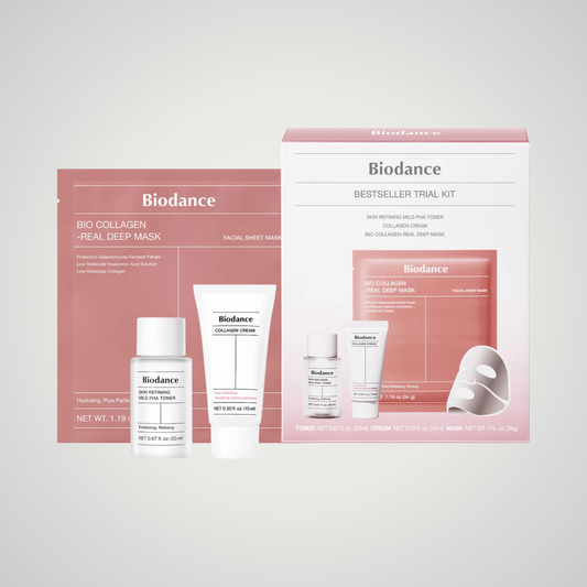 Biodance Bestseller Trial Kit for Gentle Exfoliation, Skin Smoothing, and Pore Perfecting