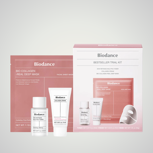 Biodance Bestseller Trial Kit for Gentle Exfoliation, Skin Smoothing, and Pore Perfecting