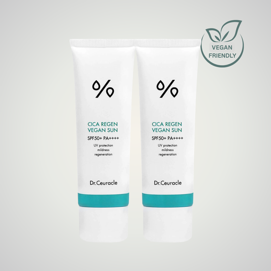 Dr. Ceuracle Cica Regen Vegan Sun SPF50+ PA++++ 50ml Bundle Set