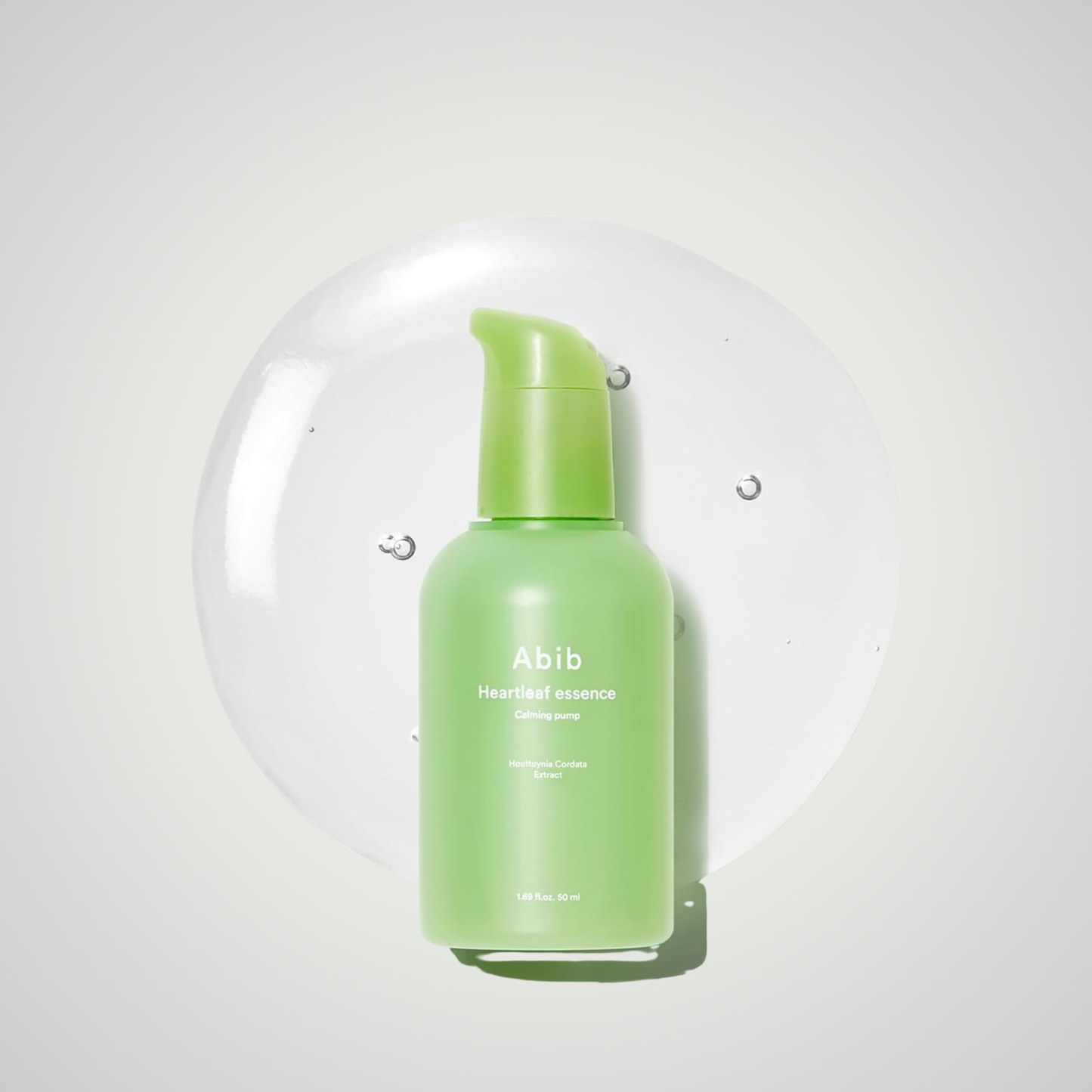 abib heartleaf essence calming pump for soothing sensitive skin