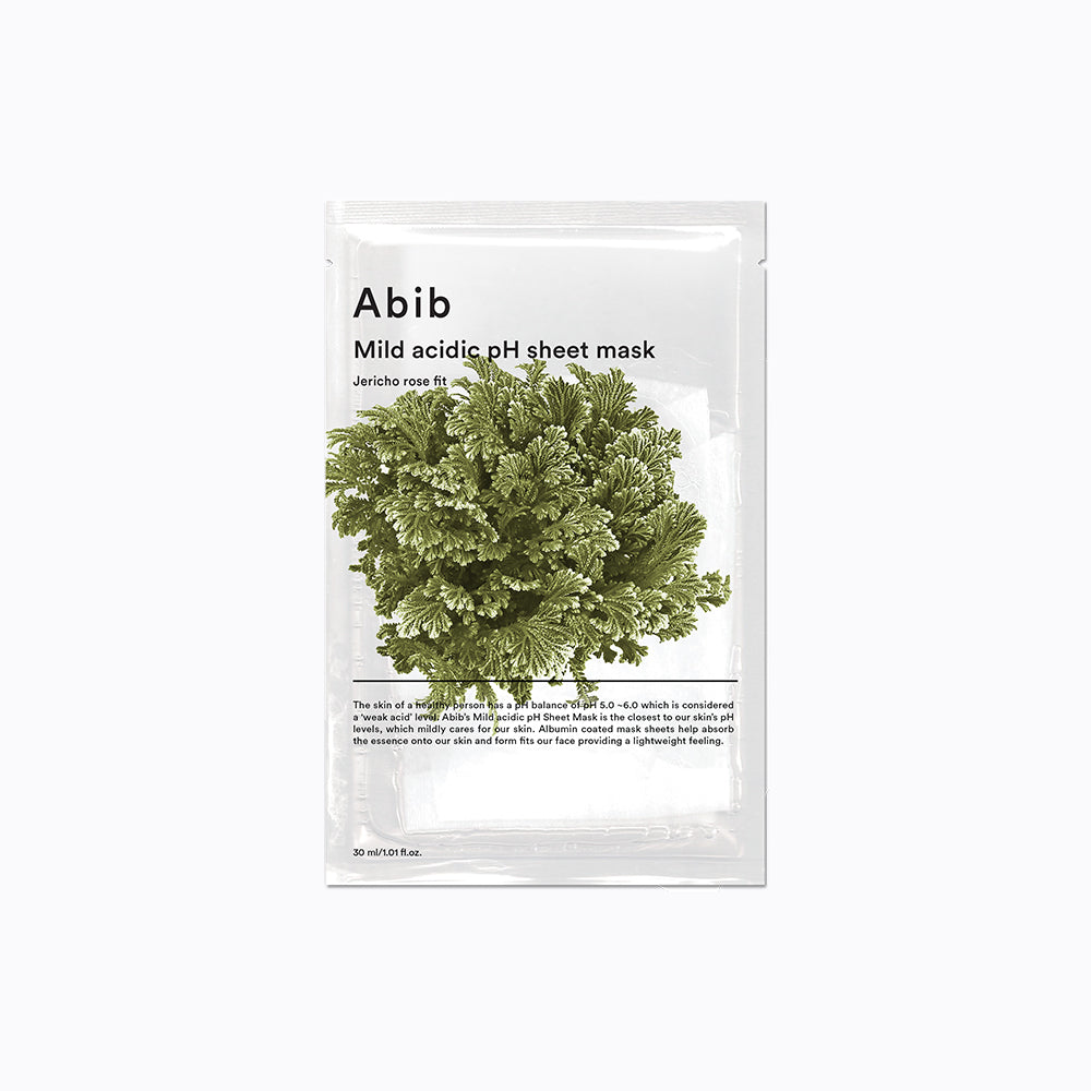 Abib Mild Acidic pH Sheet Mask Jericho Rose Fit single pack