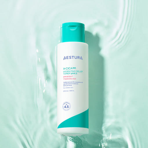 AESTURA A-CICA 365 Hydrating Relief Toner gentle exfoliating texture