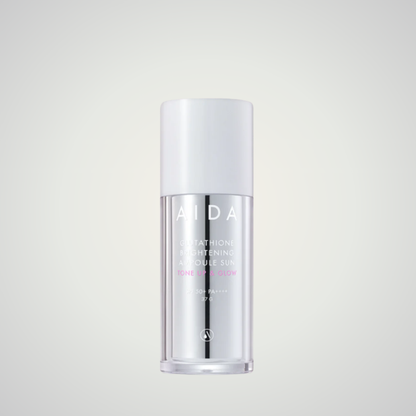 AIDA Glutathione Brightening Ampoule Sun Tone Up & Glow SPF50+ PA++++ 37g – radiant sun protection with tone-up finish