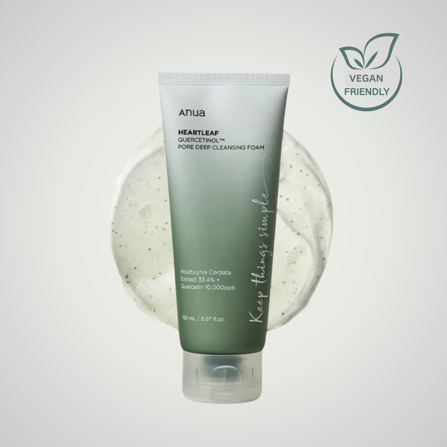 Anua Heartleaf Quercetinol Pore Deep Cleansing Foam 150ml