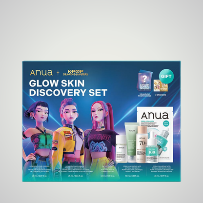 Anua Glow Skin Discovery Set Kpop Demon Hunters Collaboration