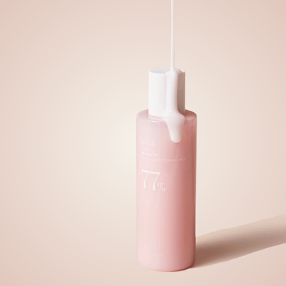 Anua Peach 77 Niacin Conditioning Milk – nourishing peach extract emulsion for radiant skin.