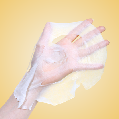 Soft sheet texture of APLB Retinol Vitamin E Mask – lightweight fit for deep nourishment