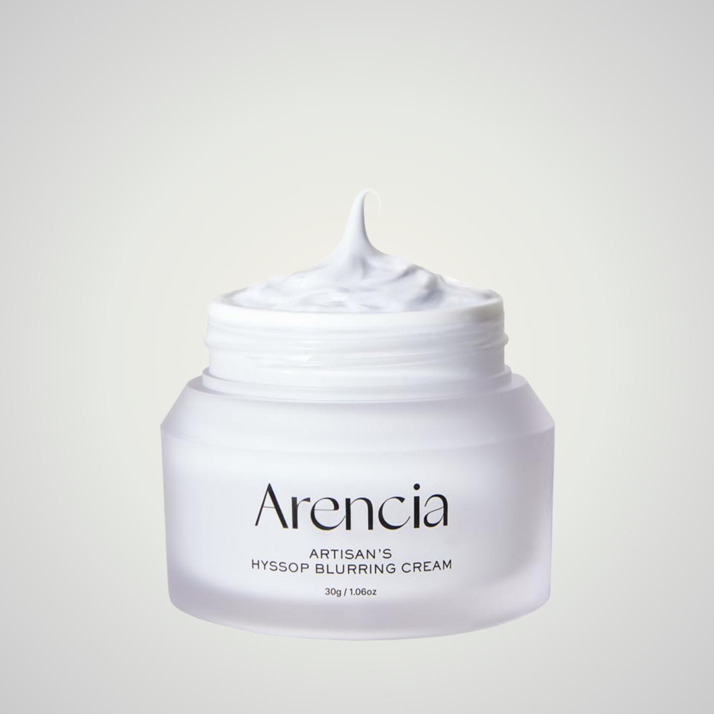 Arencia Hyssop Blurring Cream 30g for smoothing pores and refining skin texture
