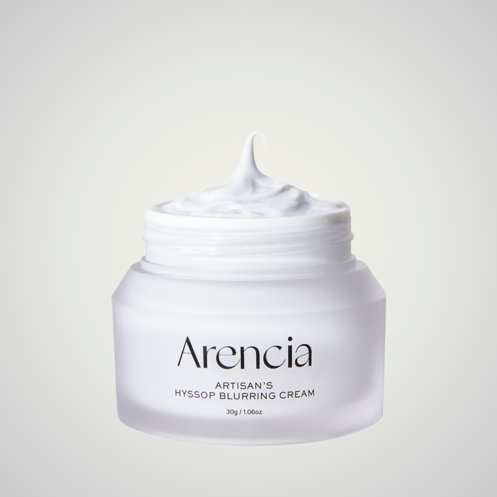 Arencia Hyssop Blurring Cream 30g for smoothing pores and refining skin texture