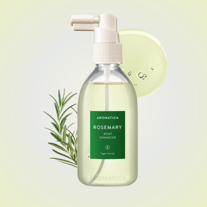 Aromatica Rosemary Root Enhancer with rosemary herbs – vegan scalp care essence for volume