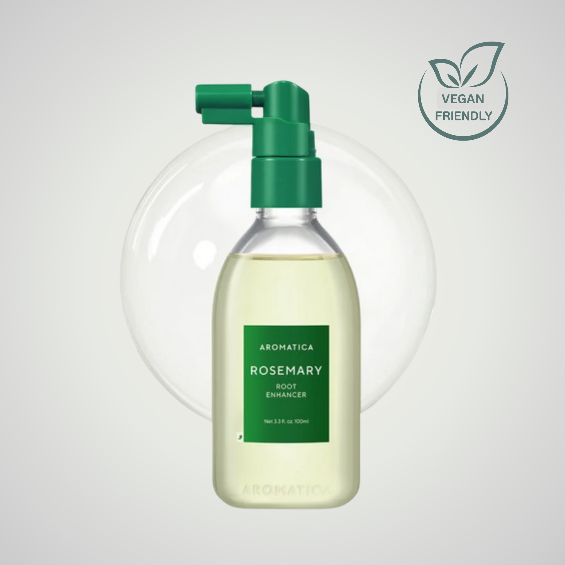 Aromatica Rosemary Root Enhancer 100ml – vegan scalp tonic that strengthens roots and revitalizes hair