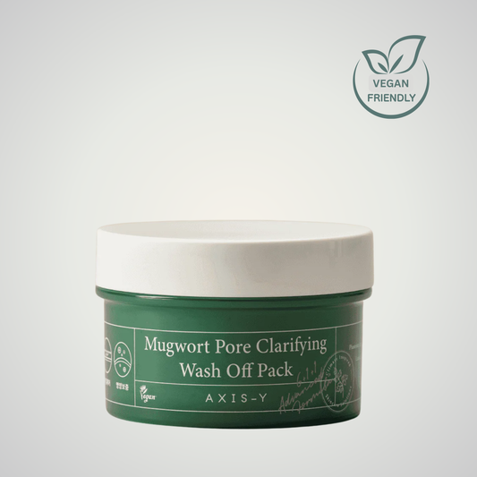 AXIS-Y Mugwort Pore Clarifying Wash Off Pack 100ml green jar